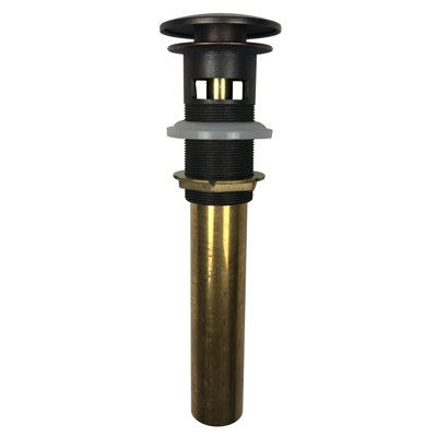 Drain escamotable en cuivre vieilli 1,5 po SinkSense