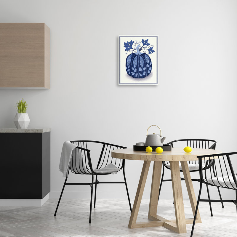  Art mural sur toile à motif citrouille par Darlene Seale, H 20 po x l 16 po