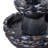 36.5" Outdoor 3-Tier Pedestal Water Fountain with Built-In Pump, Weather-Resistant Stone-Look Design for Garden or Patio-163479766