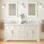 Claudia 72" Freestanding Mahogany Double Basin Vanity Set with Cabinet, Vanity Top-448791380-449274450-448791383