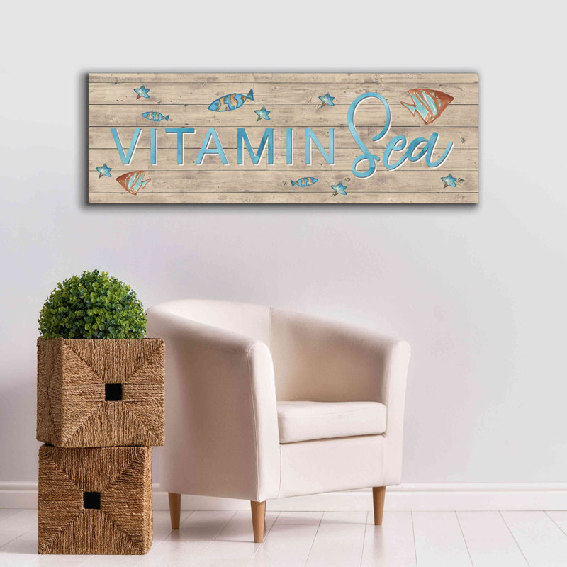 «Vitamin Sea» par Yass Naffas Designs, H 20 po x l 60 po