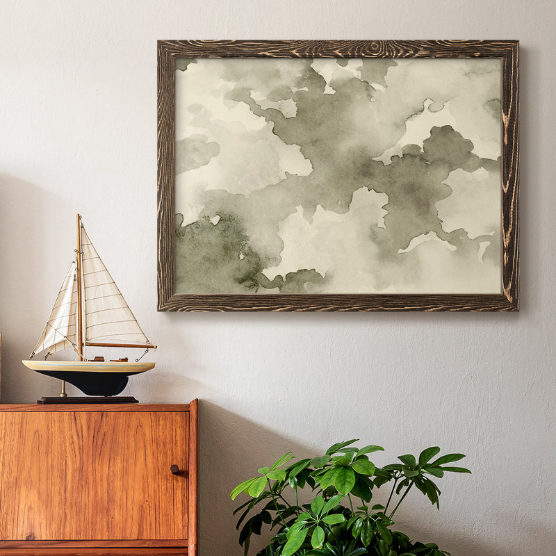 " Antique Sky IV ", Walnut, 26" H x 38" W x 1.5" D