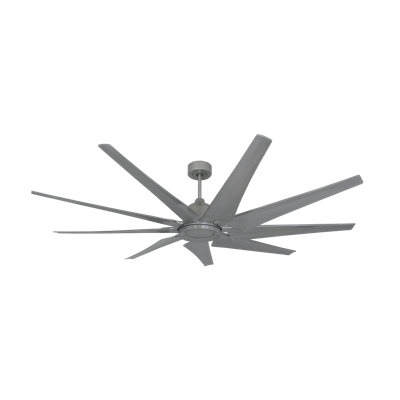 Liberator Wifi 72 po Ventilateur de plafond intérieur / extérieur en nickel brossé avec télécommande