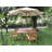 Royal Round Teak Outdoor Dining Table with Lazy Susan