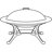 Arlmont & Co. Jadon Fire Pit Cover-31769593