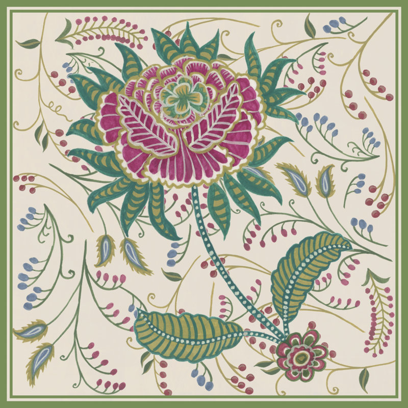 " Chintz Composition IV " by Melissa Wang Painting Print, 20" H x 20" W x 1.25" D