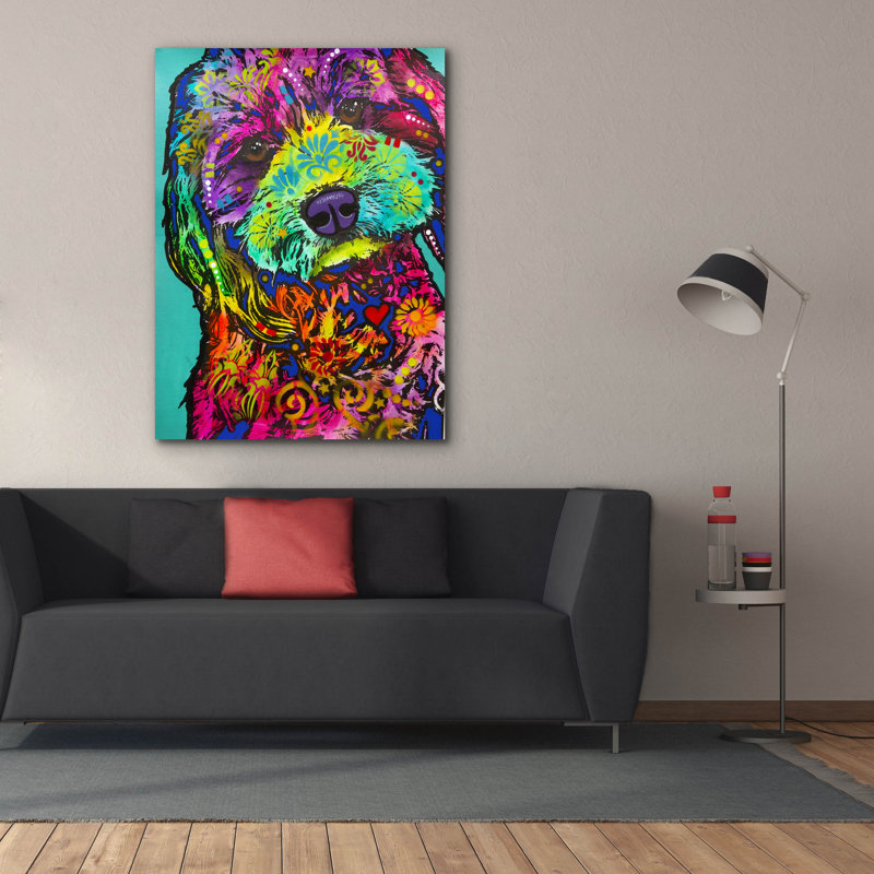 'Love It' by Dean Russo Canvas Wall Art, 54" H x 40" W x 1.5" D