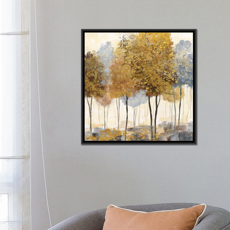 Forest i, reproduction d’art sur toile tendue, H 12 po x l 12 po x P 1,5 po, Pas de tapis, Toile tendue