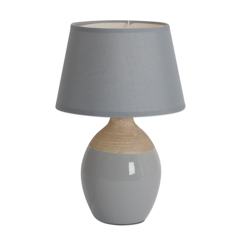 Antico Ceramic Table Lamp, Grey