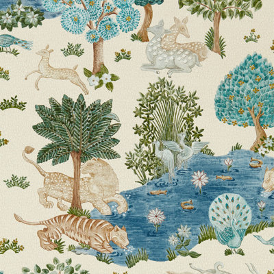 Pamir Garden 10.05m x 52cm Matte Wallpaper Roll