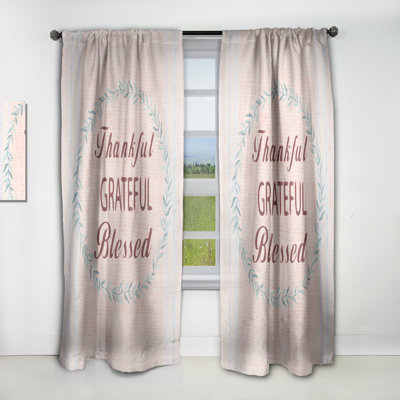 Blackout Single Curtain Panel