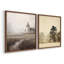 «Vintage Landscape L III», impression giclée sur cadre - ensemble de 2-1942286557-1942286560