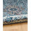 Tapis bleu clair et bleu tissé à plat à la machine Emanuel -810066615