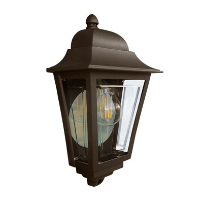 Angenita 32.5 cm H Hardwired Outdoor Wall Lantern