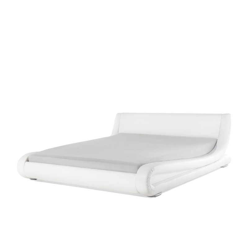 Avignon Upholstered Bed, European Kingsize (160 x 200 cm), White