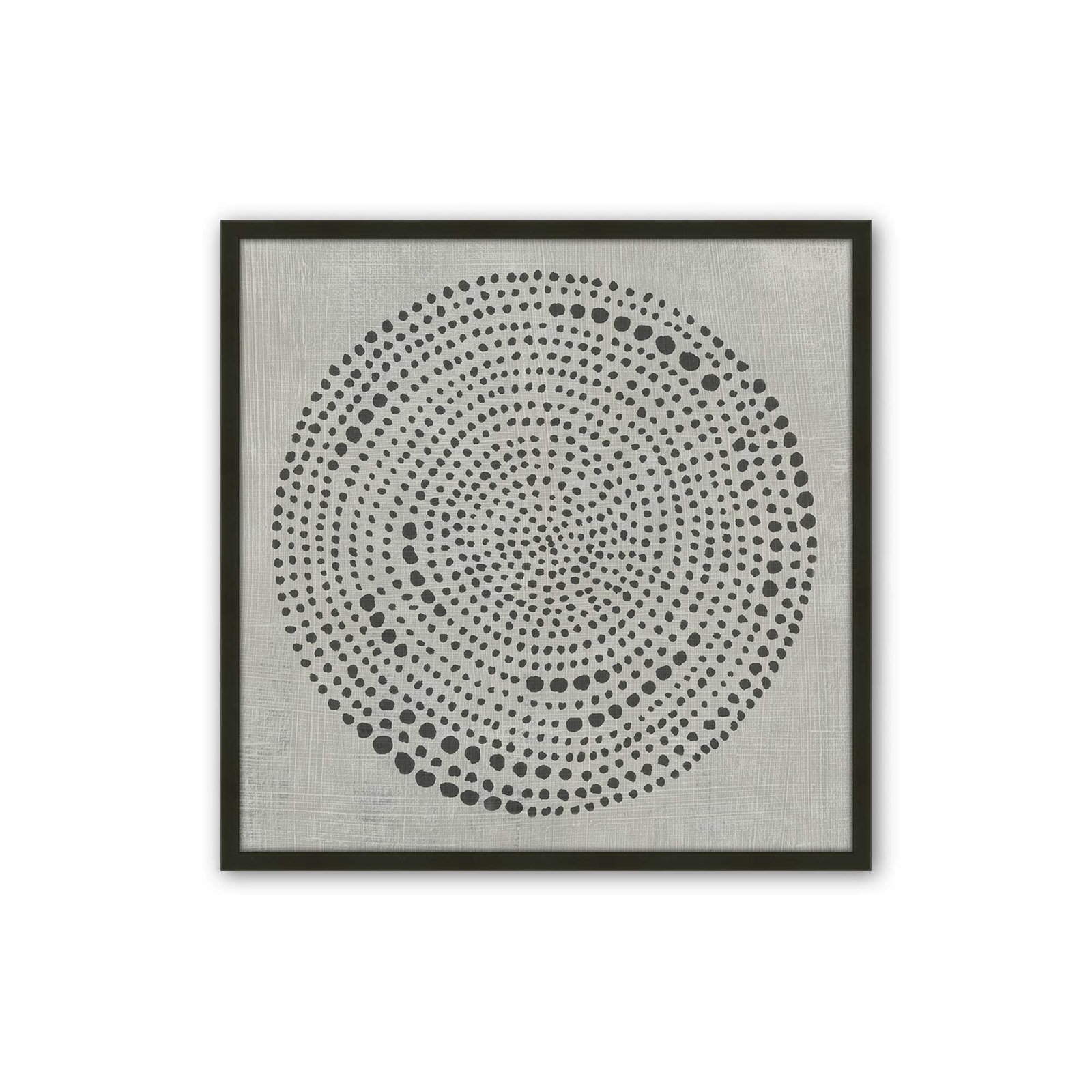 Mythos I Painting by Chariklia Zarris, 20" H x 20" W, Black Single Picture Frame without Mat