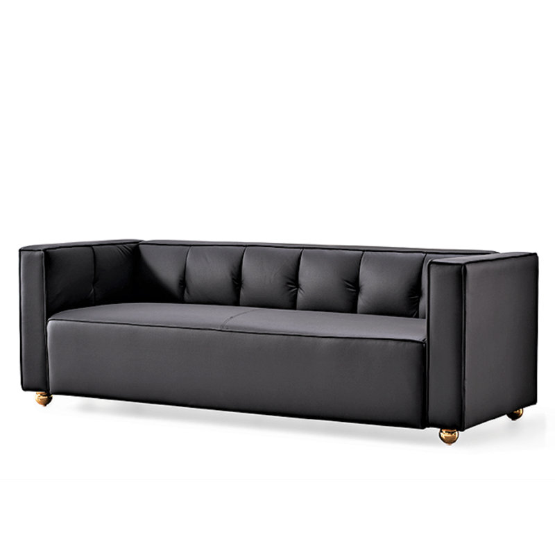 Subin Upholstered 86.7'' Sofa, Black