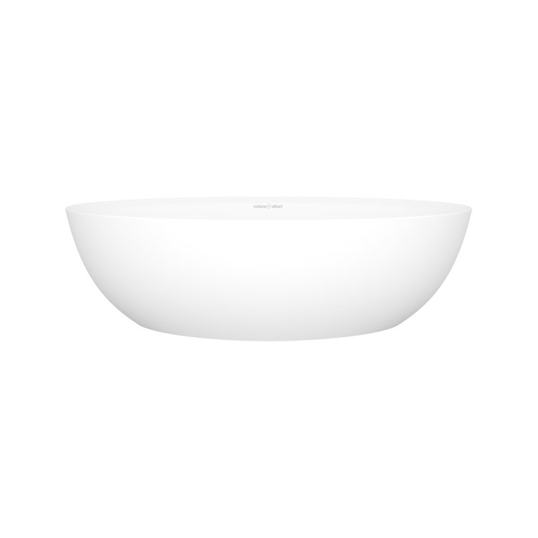 Corvara Oval 21-5/8" Vessel Lavatory Sink  in Volcanic Limestone with Internal Overflow