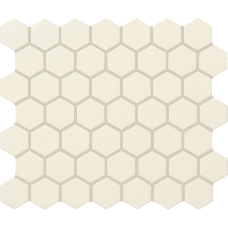 Color Wheel Mosaics 1.5" Hexagon Mosaic (Set of 12)