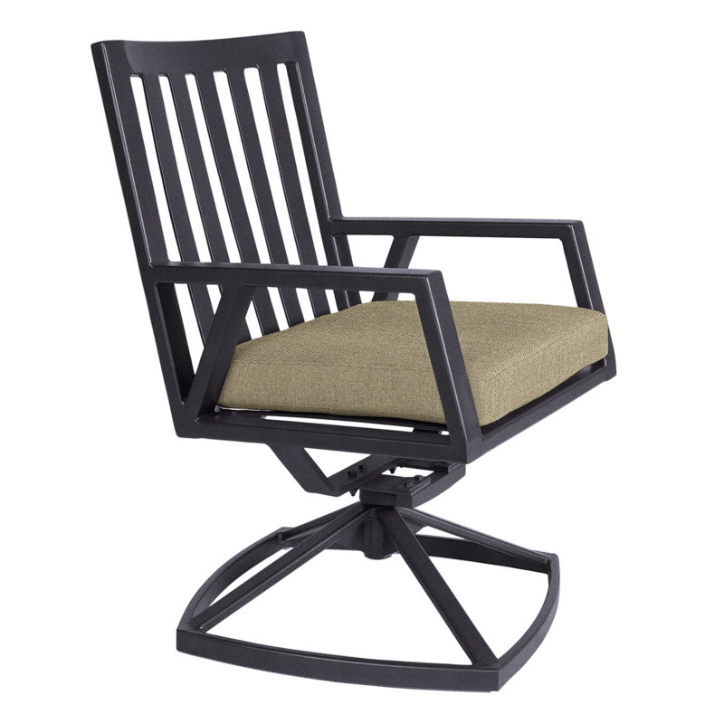 Aris Outdoor Rocker Chair, Graphite, Harris Stone