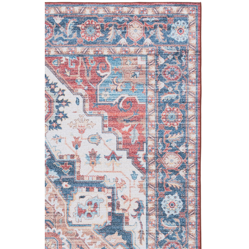 Msrw Tucson 113 Performance Machine Washable Oriental Rug, Runner 2' x 5'