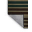 Tapis brun à rayures horizontales lavable à la machine-847921146