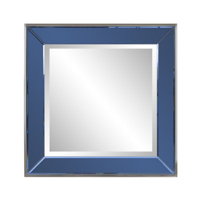 Stainless Steel Frame Square Wall Mirror