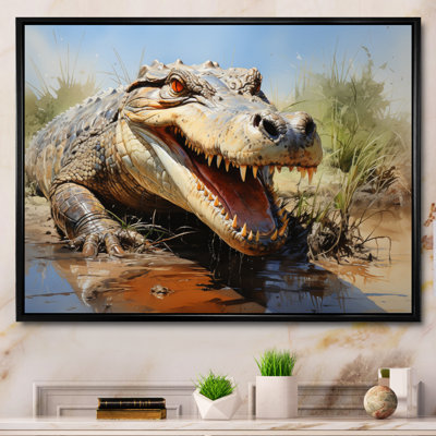 Portrait de crocodile africain