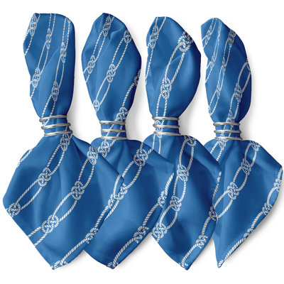 Hancock Polyester Nautical Square Napkin
