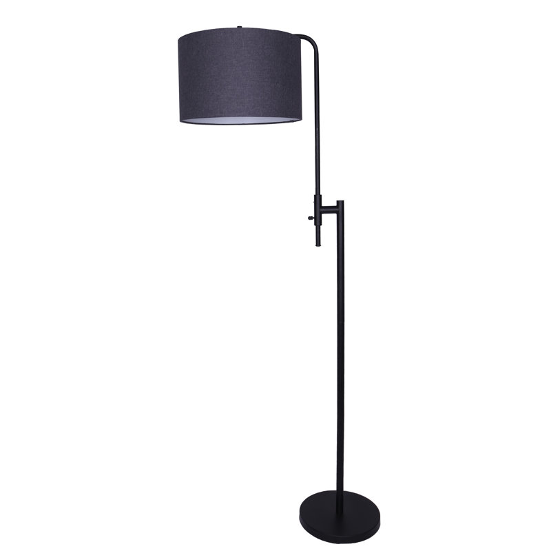 Rason 65'' Powder Coated Swing Arm Floor Lamp Set