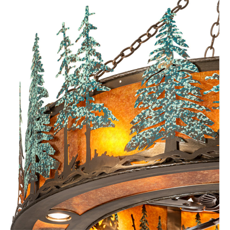 Tall Pines Downrod Ceiling Fan