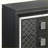 Metallic Grey 2-Drawer Modern Bedroom Nightstand