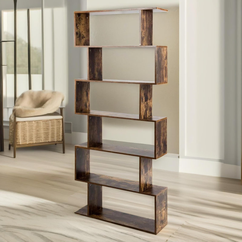 Pentagia 192 cm H x 80 cm W Bookcase