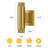2-Light Aluminum Led Outdoor Wall Light