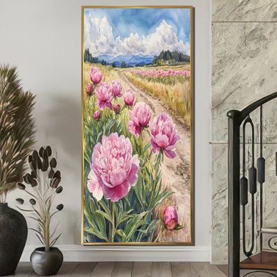 Bryner - impression sur toile florale