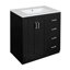 Meuble-lavabo de salle de bain avec lavabo, armoire de rangement de salle de bain à cadre en bois, meuble-lavabo autoportant avec tiroirs et portes à fermeture douce-2044854793