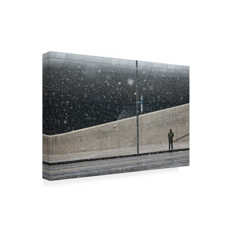 Bolog HAN Dong Hee Waiting Canvas Art, 22" H x 32" W