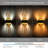 Integrated LED Dimmable Flush Mounted Sconce 