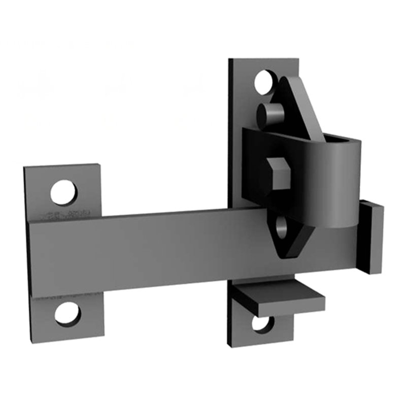 Black Iron Universal Gate Door Flip Latch