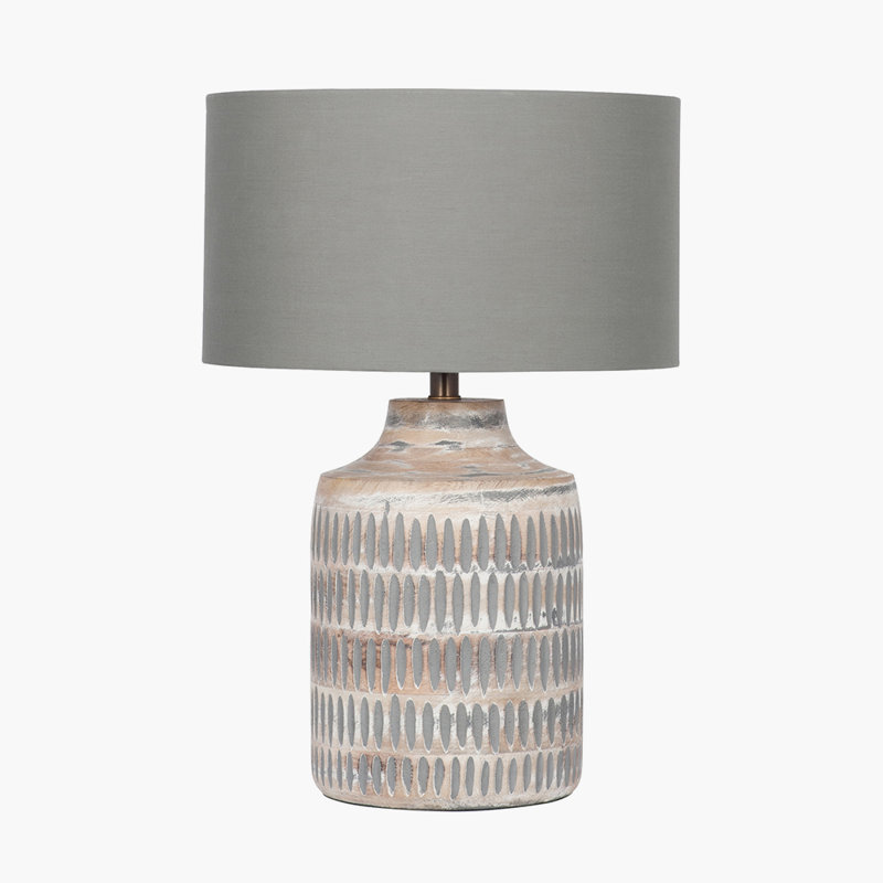 Wood Table Lamp