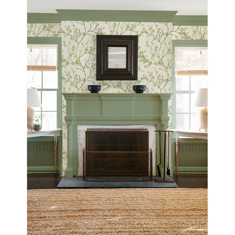 Twiggy Wallpaper, Green