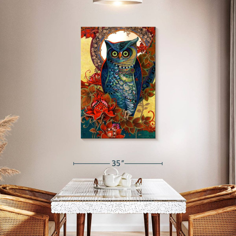 Brampt Owl Hoot, 45" H x 30" W