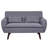 Nicolasa 53.2" Linen Round Arm Loveseat-76926188