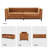 91'' Chenille Velvet Living Room Sofa-201851644