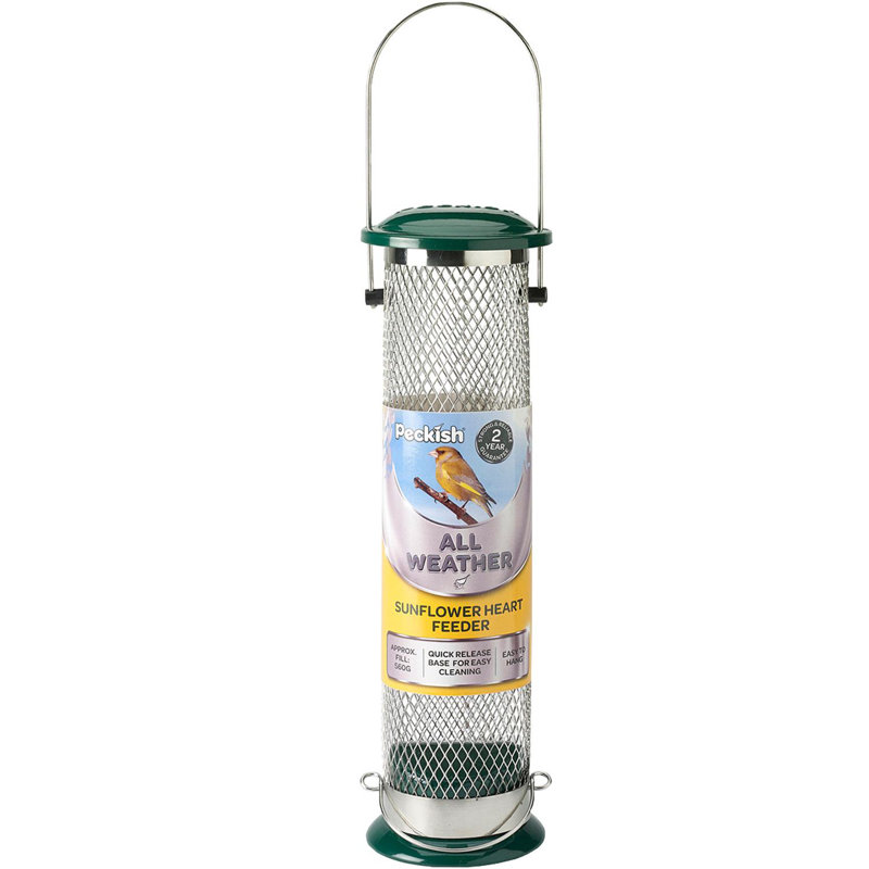 Arielah Metal Hanging Tube Bird Feeder