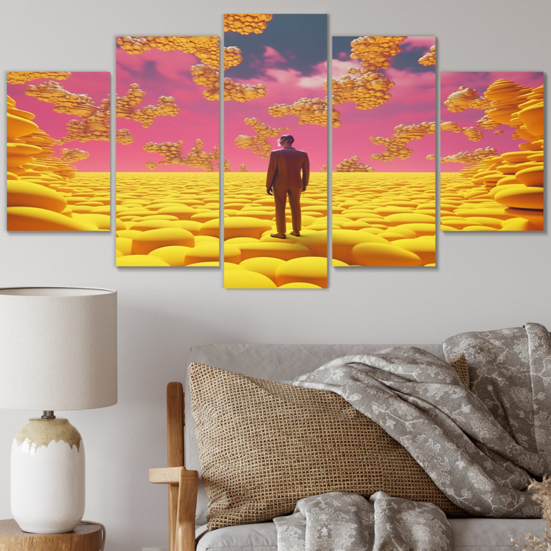 Kayson - Abstract Landscape Wall Decor - 5 Panels