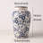 Cleto Handmade Ceramic Blue and White Porcelain Ceramic Table Vase / Ginger Jar-1672896186