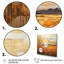 «Golden Sunset Cottage Countryside Landscape» sur toile-1152975364-1152975371
