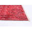 Tapis rouge foncé à transition de couleur 5 pi 3 po x 7 pi 6 po