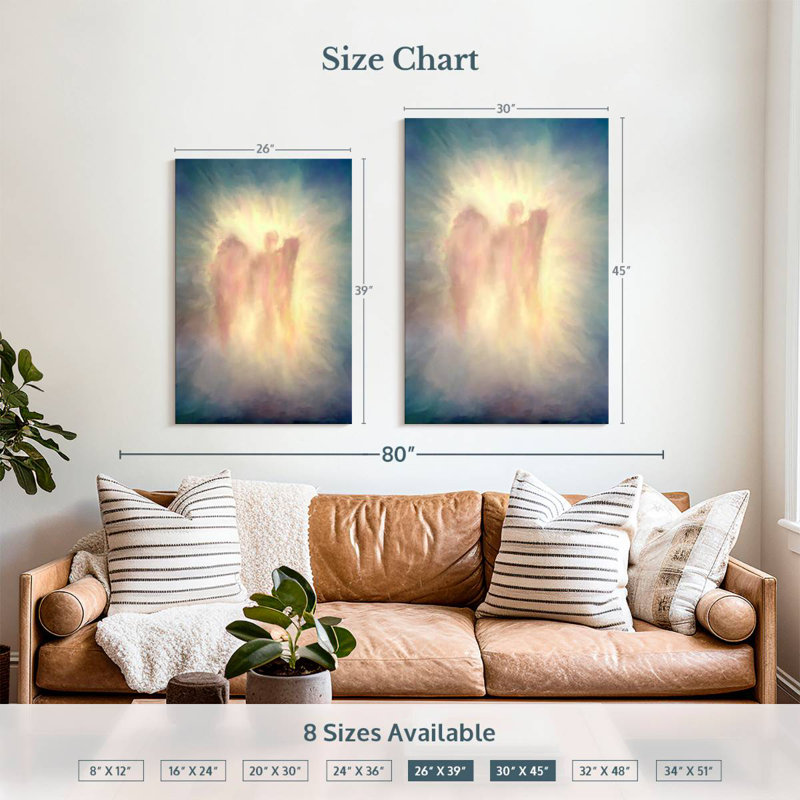 Leisha Abstract Angel, 39" H x 26" W